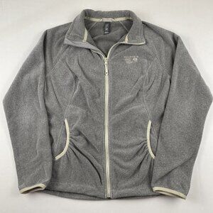 Mountain Hardwear Fleece Jacket Women’s M Full Zip Pockets Outdoors Mock Neck